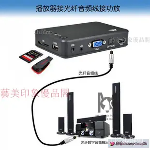 【限時下殺】USB多功能多媒體播放器高清廣告機插U盤硬盤SD卡播放視頻圖片音樂 HVFJ