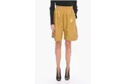 Bottega Veneta Leather SHINY Gaucho Shorts