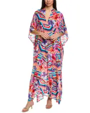 Johnny Was Summer Stripes Maxi Cover-Up
