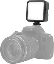 Mini LED Fill Light,Portable 5500k Color Temperature 800Lm Adjustable Photography Light Plate,Support Tripod for DSLR SLR Video Camera Camcorder Phone, Built-in Battery Type-c