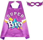 D.Q.Z Superhero-Capes and Masks for Kids Girls, Best Gifts for Brother, Super Hero Dress Up Cape and Mask