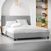 Casper Double Grey Bed Frame
