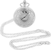 [SAFIGLE] Vintage Pocket Watch with Chain Stylish Decorative Pocket Watch for Men Women Durable Craftsmanship Retro Roman Numerals present for All Ages