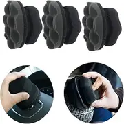 3pcs Tire Dressing Applicator, Tire Shine Applicator Dressing Pad with Hex Grip Design, Reusable Tire Cleaner Sponge for Tire Detailing.