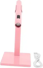 PartyKindom Handheld UV LED Nail Lamp with Stand Rechargeable Gel Nail Light for Home DIY Manicure Angle Efficient Curing Stylish Desktop Accessory Portable Dryer