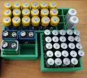 AA AAA and 9V Battery Trays | Battery Holder | Stackable Battery Storage