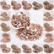 Rose Gold Color Flat Round Sequin - Wedding Craft Sew Decor Paillette Sequin 10g