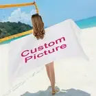 Custom Picture Design Your Own Beach / Bath Towel