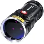 Blacklight UV Flashlight 365nm Woods lamp, Powerful USB Rechargeable 36W LED ...