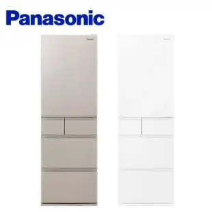 Panasonic 國際牌 日製五門406L變頻鋼板冰箱 NR-E417XT -含基本安裝+舊機回收 晶鑽白(W1)