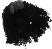 OATIPHO Short Wavy Wig with Bangs Synthetic Hairpiece for Women Chic Curly Costume Wig Lightweight Comfortable for Parties Cosplay Events