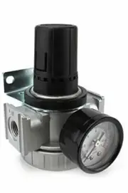 1/4" Mid Flow pressure regulator for compressed air compressor w/ gauge