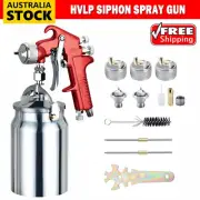 HVLP Spray Gun Air Paint Sprayer Siphon Feed 1LCapacity 1.3mm 1.7mm 2.0mm Nozzle