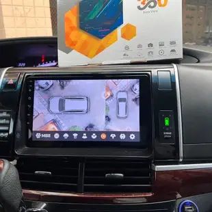 台中店面外掛式360環景Toyota Previa 四錄行車紀錄器MBQ 進化版 3D 360度 環景輔助系統