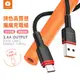 WUW 拼色系列 USB to Lightning / to Type-C 2.4A快充數據線 傳輸充電線(X203)1M