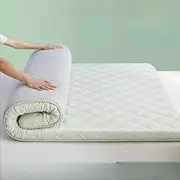 Japanese Futon Mattress, Premium Latex Mattress, Soft Foldable Portable Tatami Sleeping Pad, Roll Up Tatami Mattress for Dorm, Sofa, Bedroom, Living Room(D,90 x 190 cm)