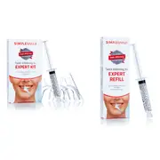 SIMPLESMILE® Teeth Whitening X4 Expert Kit, 1x10 ml + X4 Expert Refill, 1x10 ml