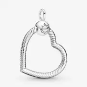 New Authentic Pandora Silver Pandora Moments Heart Charm Pendant ~399384C00~