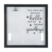 Pet Picture Frame Memorials Dog Collar Frame Remembrance Sympathy Gift for Loss