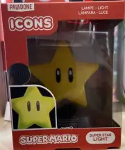 Paladone Icons Super Mario Super Star Light