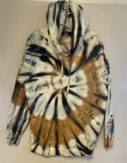 Volcom NETFLIX OBX Outer Banks Mens Large/ 14 Tie-Dye Hooded Sweatshirt NWT