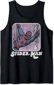 [Marvel] Spider-Man Retro Style Portrait Tank Top
