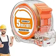 cm Measuring Tape - 16 FT Inch Metric Scale Tape | Easy to Read Construction Rulers, Imperial Measuring Tool for Electricians Surveyors Engineers