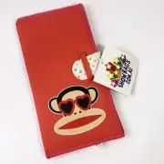 Paul Frank Clutch Purse Red White Light Fabric New With Tags