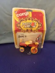 Vintage 1979 Corgi Muppet Show Animal Diecast Car New on Card VG+ Backboard