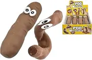 Stretchy Poo Stress Kids Party Bag Filler Joke Prank Toy