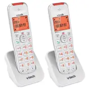 2x VTech 20150E White DECT Cordless Phone Handset Home Telephone w/ Speakerphone