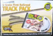 N SCALE BACHMANN FIRST RAILROAD TRACK PACK E-Z TRACK SYSTEM 44896