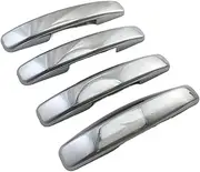2015 2016 2017 Compatible for Renault Duster 4pcs Car ABS Chrome Accessories Plated Door Handle Cover Trim Paste Style(Chrome)