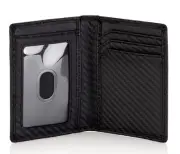 Men's Slim Front Pocket Wallet - RFID Blocking, Thin Minimalist Design, Genui...