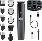 Beard Trimmer for Men Hair Clippers, 6 in 1 Professional Beard Trimmer Cordless Hair Clippers and Trimmers Set Waterproof