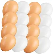 NAMOARLY 16pcs Simulation Egg Props Fake Eggs Decoration Easter Party Decorations Assorted Color Eggs Eggs Toy Large Fake Egg Food Decor Plastic Graffiti Eggs Simulation Eggs PVC