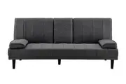 Ovela Bonita Pintuck Sofa Bed (Salt and Pepper)
