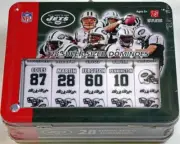NFL Players - New York Jets - Domino Set of 28 Super Sized - Lunch Box Tin NEW