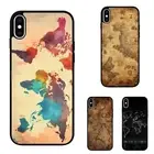 ancient map of world For iPhone XS 11 12 13 14 15 16 Pro Max Anti scratch Cover