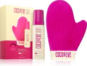 Coco & Eve Sunny Honey Ultimate Self-Tanning Mousse Kit with Medium Applicator Glove New 200ml Pack