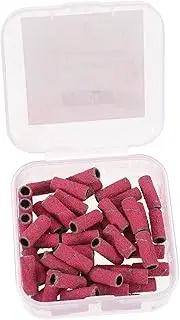 LIFKOME 50Pcs Nail Sanding Bands for Manicure Grit for Nail Drill Bits for Natural Nails Durable and Safe Material