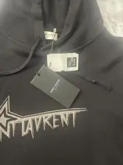 Ysl Yves Saint Laurent Hoodie Black sweater Pullover men’s