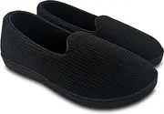 [ofoot] Women’s Comfort Memory Foam House Slippers with Closed Back , Non Slip Indoor Outdoor Loafer Shoes