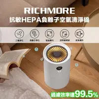 在飛比找momo購物網優惠-【RICHMORE】抗敏HEPA負離子空氣清淨機 RM-01
