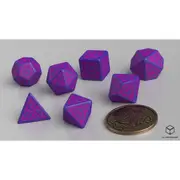 Q Workshop The Witcher Dice Set Dandelion - the Hearts Conqueror Dice Set 7 with coin