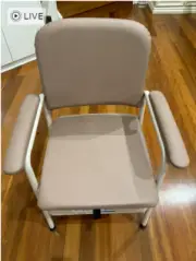 Bedside Commode - with Pan Deluxe Padded