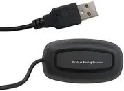Wireless USB Gaming Receiver Adapter for Microsoft Xbox 360 Controllers, Desktop PC Laptop Gaming Adapter for Windows PC