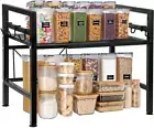 Kitchen Countertop Shelf Organizer Expandable Microwave Stand for Counter Pantry