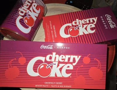 Coca-Cola x Morphe Cherry Coke Collection Lip & Cheek Artistry Palette & Sponges