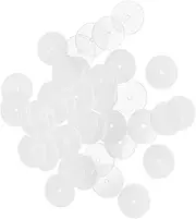 MOKKHNB 50pcs Transparent Earring Support Patches No Pull Piercing Discs for Comfort Multi-Functional Ear Cushion Backings for Earrings Necklaces Bracelets